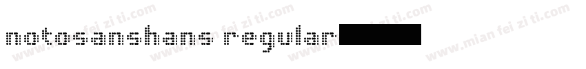 notosanshans regular转换器字体转换